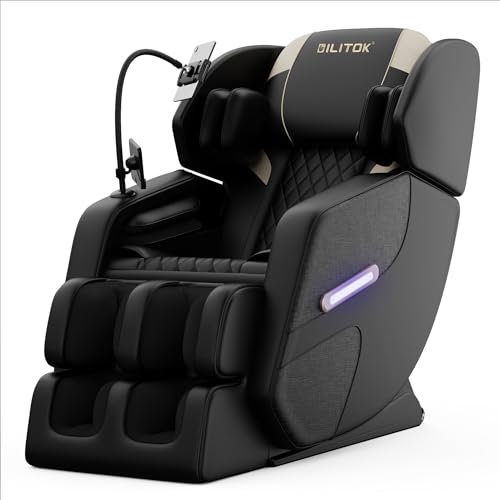 Black Full Body Massage Chair with Zero Gravity F184