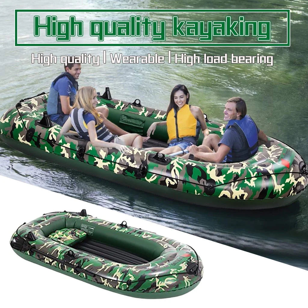 Camouflage 4-Person Inflatable Boats R676