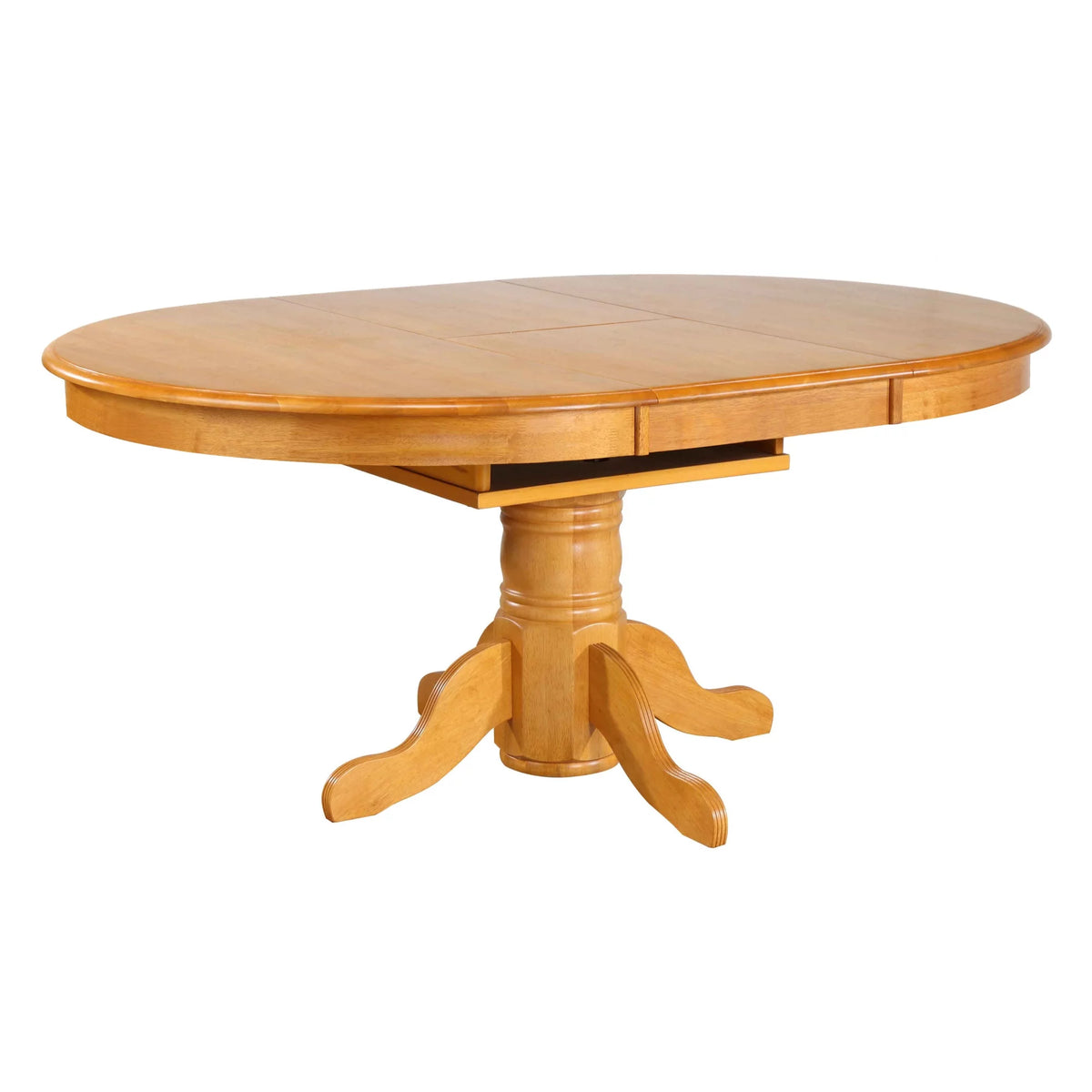 Oak Extendable Wood Dining Table O233004