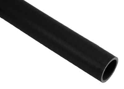 Black Silicone Hose Straight 1 1/2 inch ID 1 Meter Length W25072