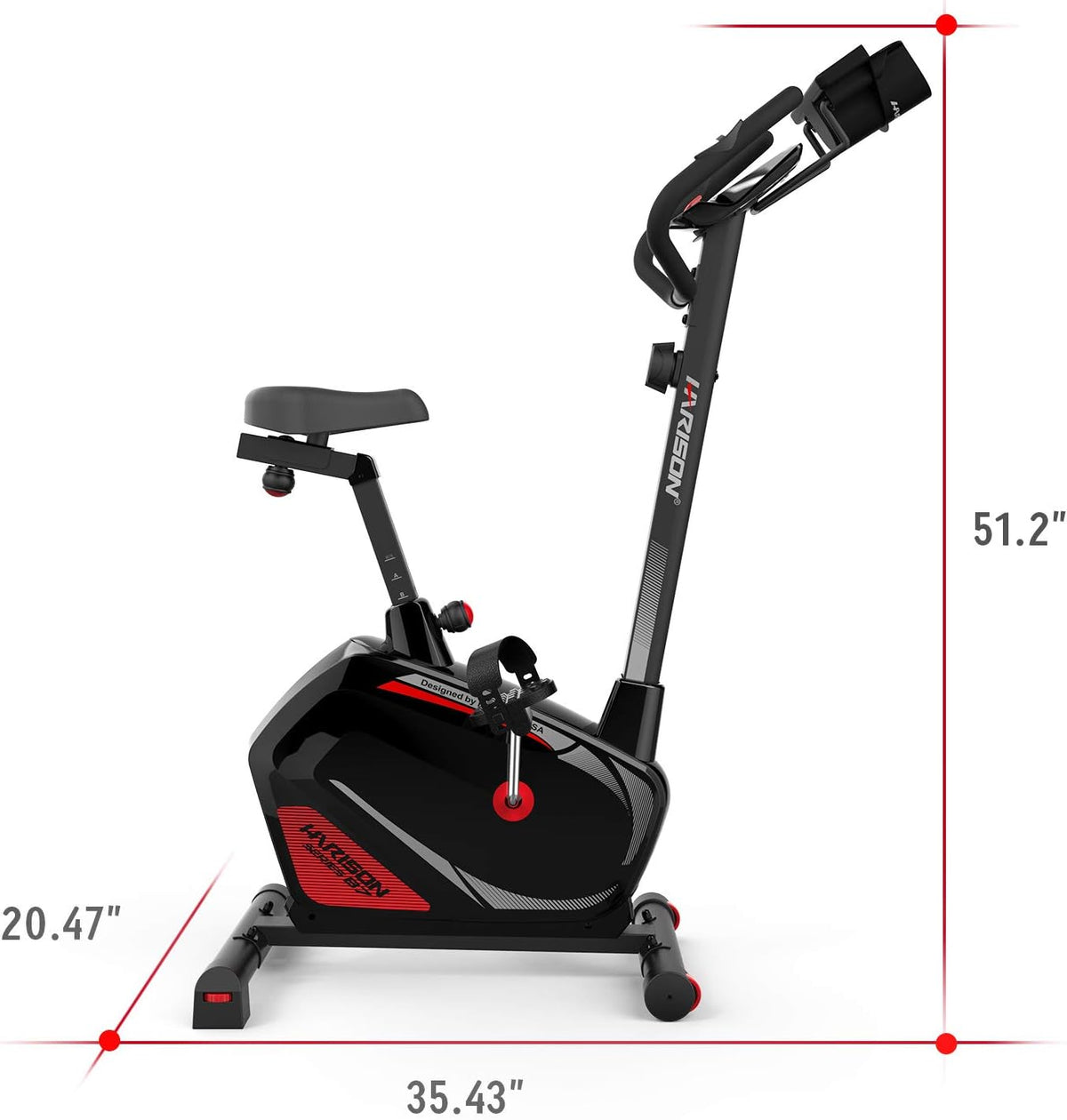 Exercise Bike Stationary with Tablet Holder 350 Lbs Capacity U93316
