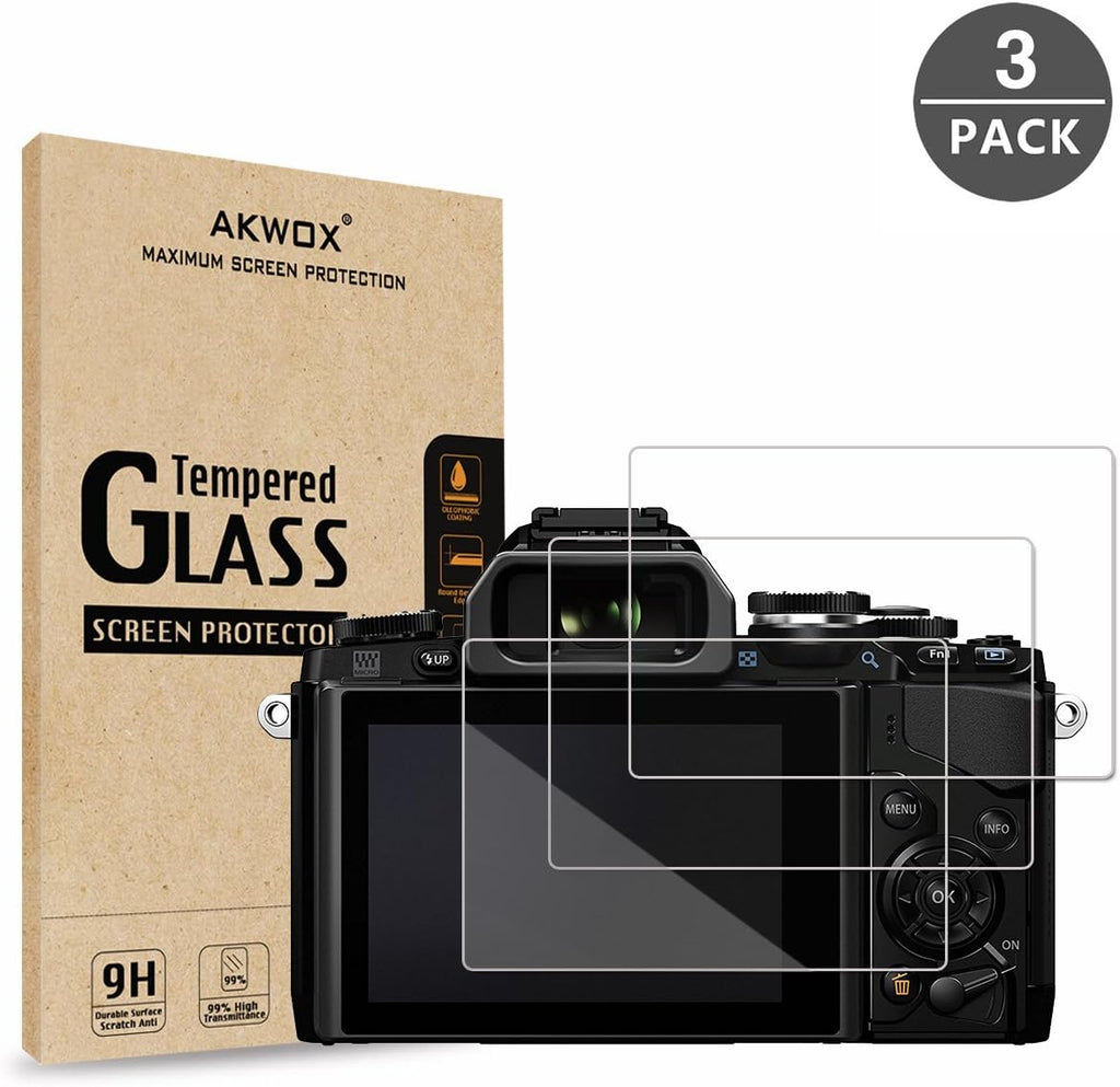 Tempered Screen Protector for Olympus OM-D E-M10 Mark III II E-M5 Mark II Pen-F E-P5 E-PL8 E-PL7 E-PL9 U990