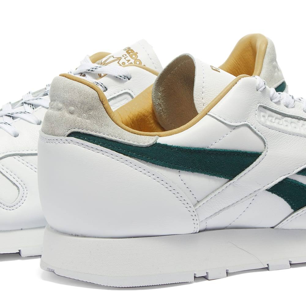 Classic Leather White Green Gold P457