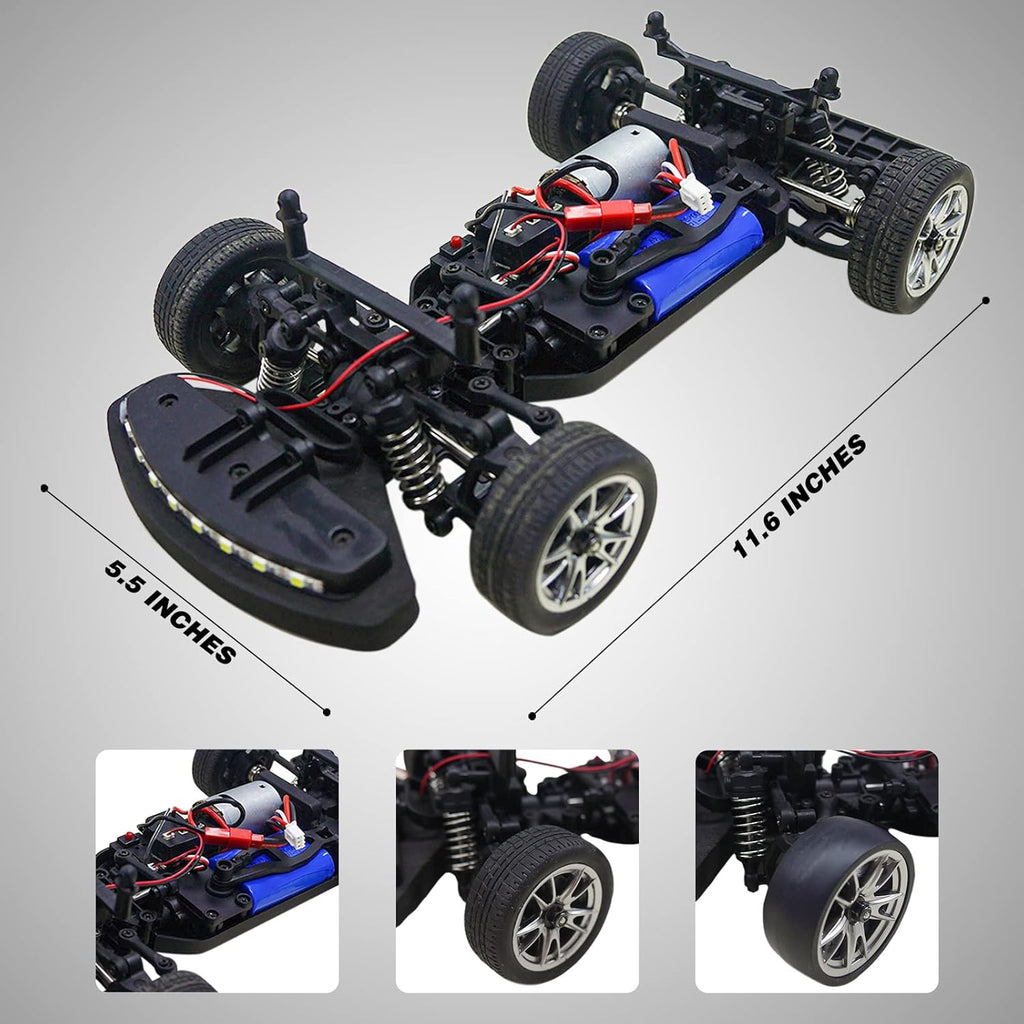 1/16 Scale RC Drift Car 2.4GHz High Speed Offroad O157414