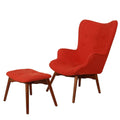 Mid Century Chair Set Orange M1511