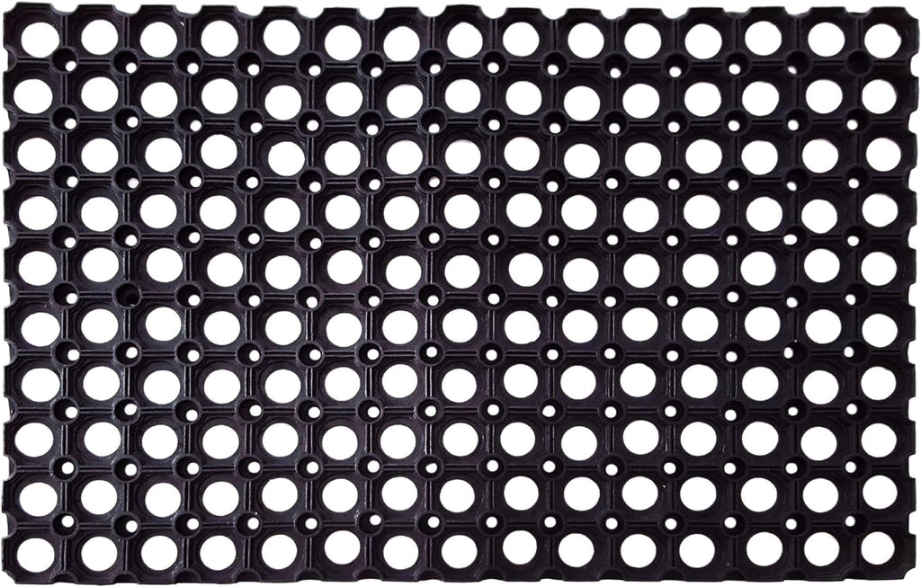 Interlocking Rubber Drainage Floor Mat 24 x 16 inches 12 Mats M803