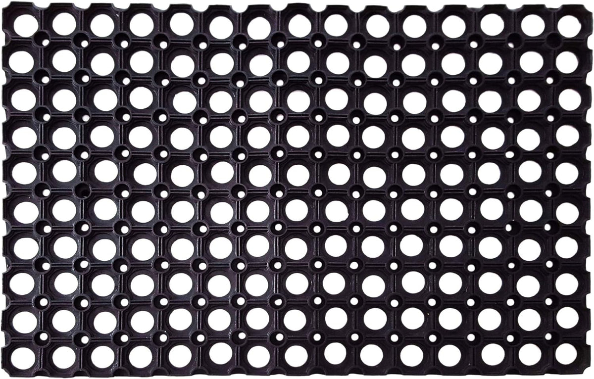 Interlocking Rubber Drainage Floor Mat 24 x 16 inches 12 Mats M803