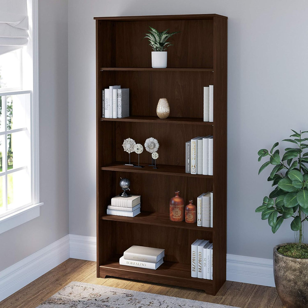 Tall 5 Shelf Bookcase S53522