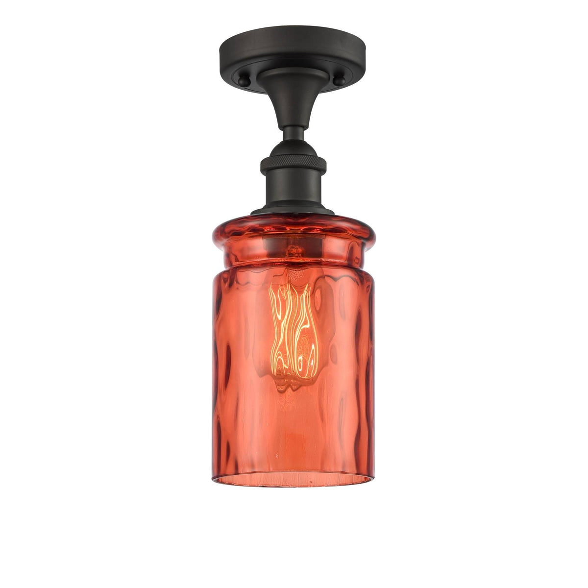 Oil Rubbed Bronze 1 Light Semi-Flush Mount Z49143