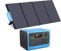 700W 537Wh Portable Power Station with 120W Foldable Solar Panel L194