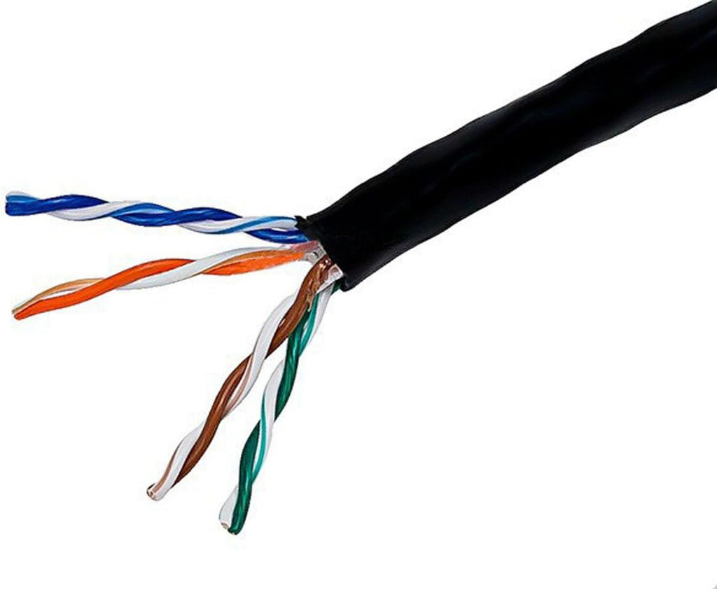 1000FT 24AWG Cat5e UTP Riser Rated Bare Copper Cable - Blue V1881