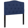 Navy Twin Upholstered Headboard W566