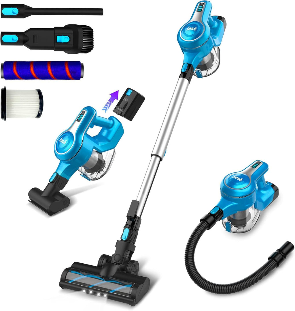 Cordless Stick Vacuum Cleaner 23Kpa 265W Blue V82056