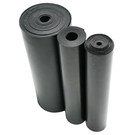 Black 3/16 in. x 36 in. x 96 in. Rubber Sheet H47010