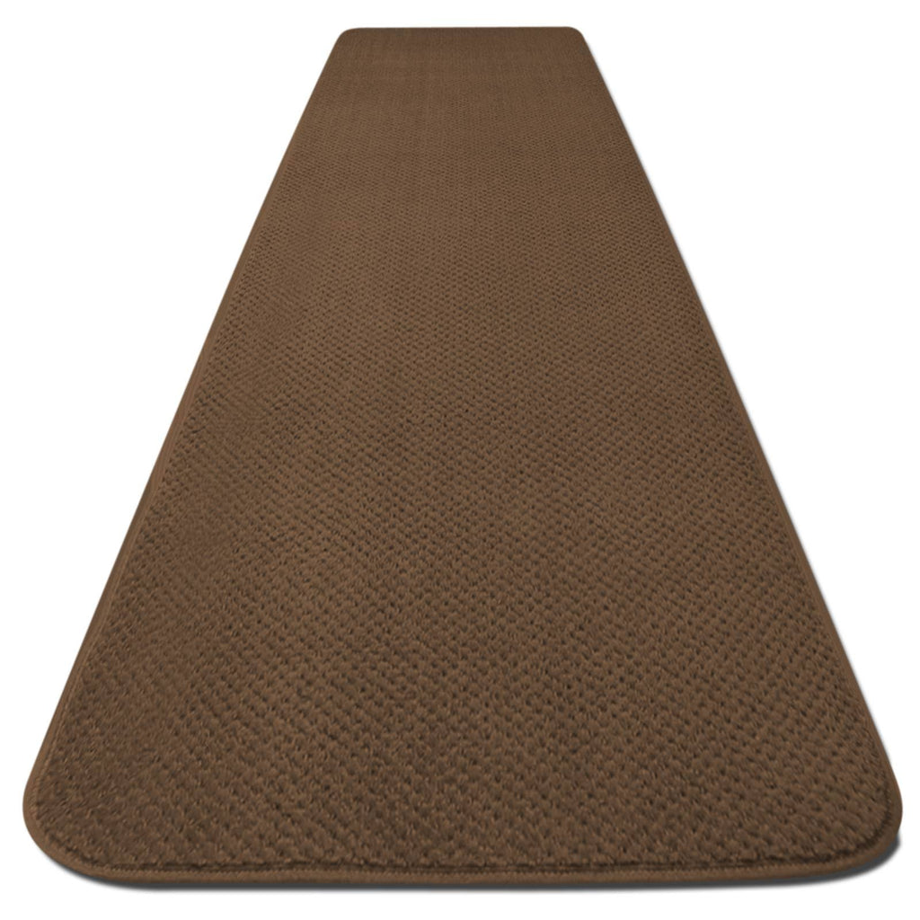 Skid-Resistant Carpet Runner Toffee Brown 10 ft. x 48 in. U8768