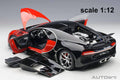 1:12 Scale Italian Red Nocturne Black Bugatti Chiron D6671