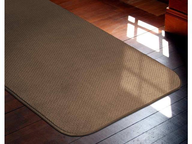 Skid-Resistant Carpet Runner Toffee Brown 10 ft. x 48 in. U8768