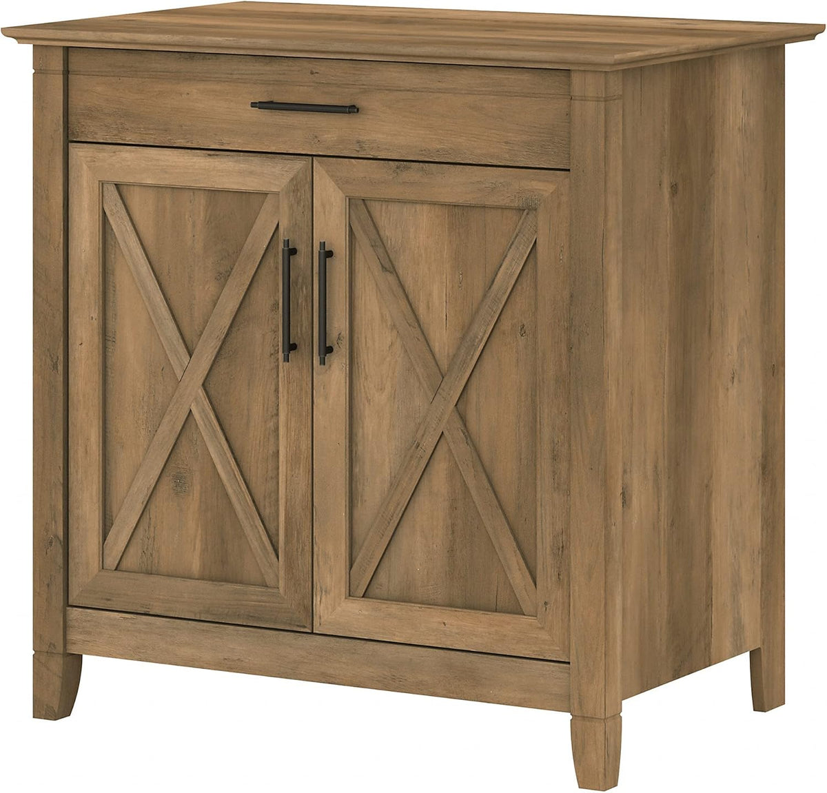 Linen White Oak Secretary Desk with Keyboard Tray O336