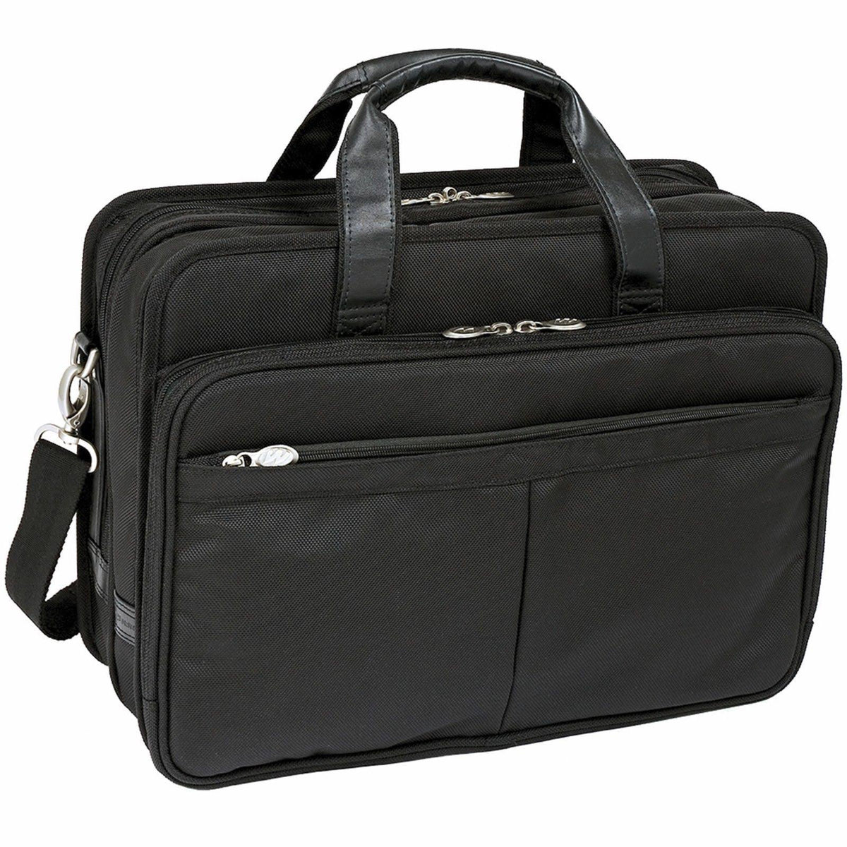 Nylon Expandable Double Compartment Laptop Case H106
