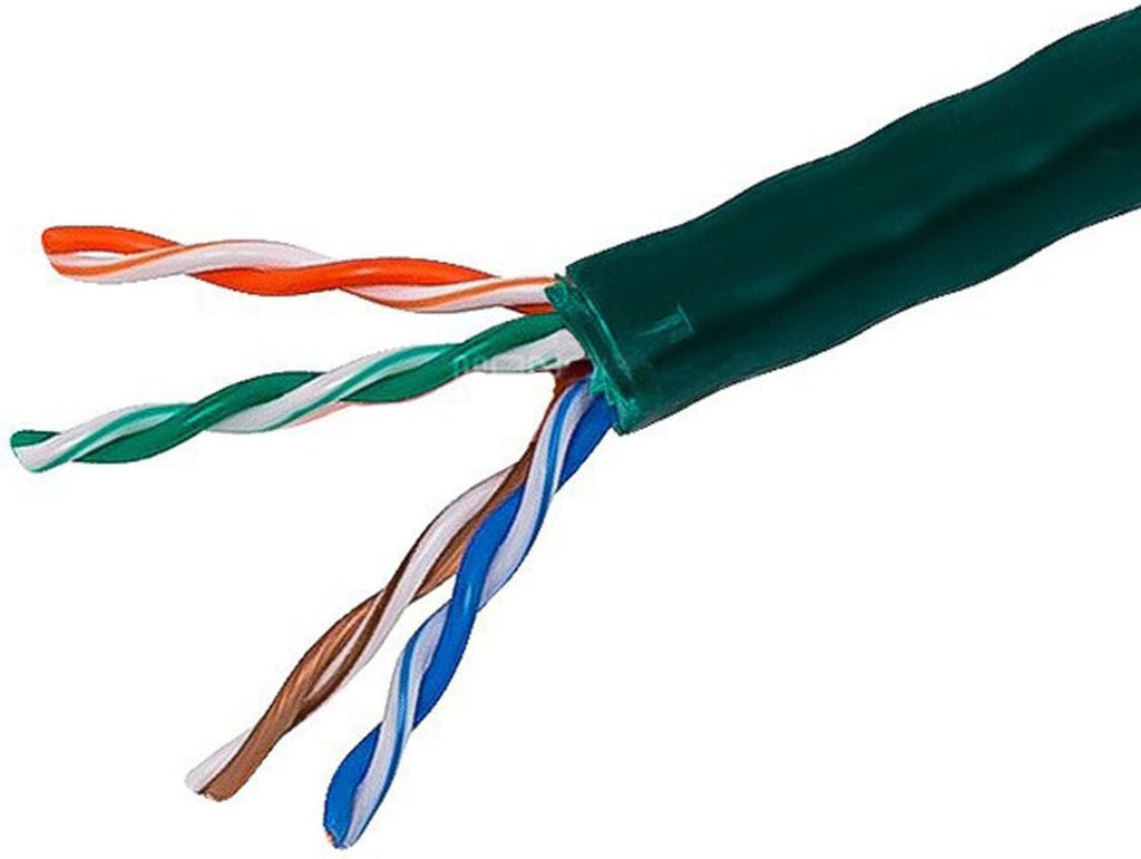 1000FT 24AWG Cat5e UTP Riser Rated Bare Copper Cable - Blue V1881