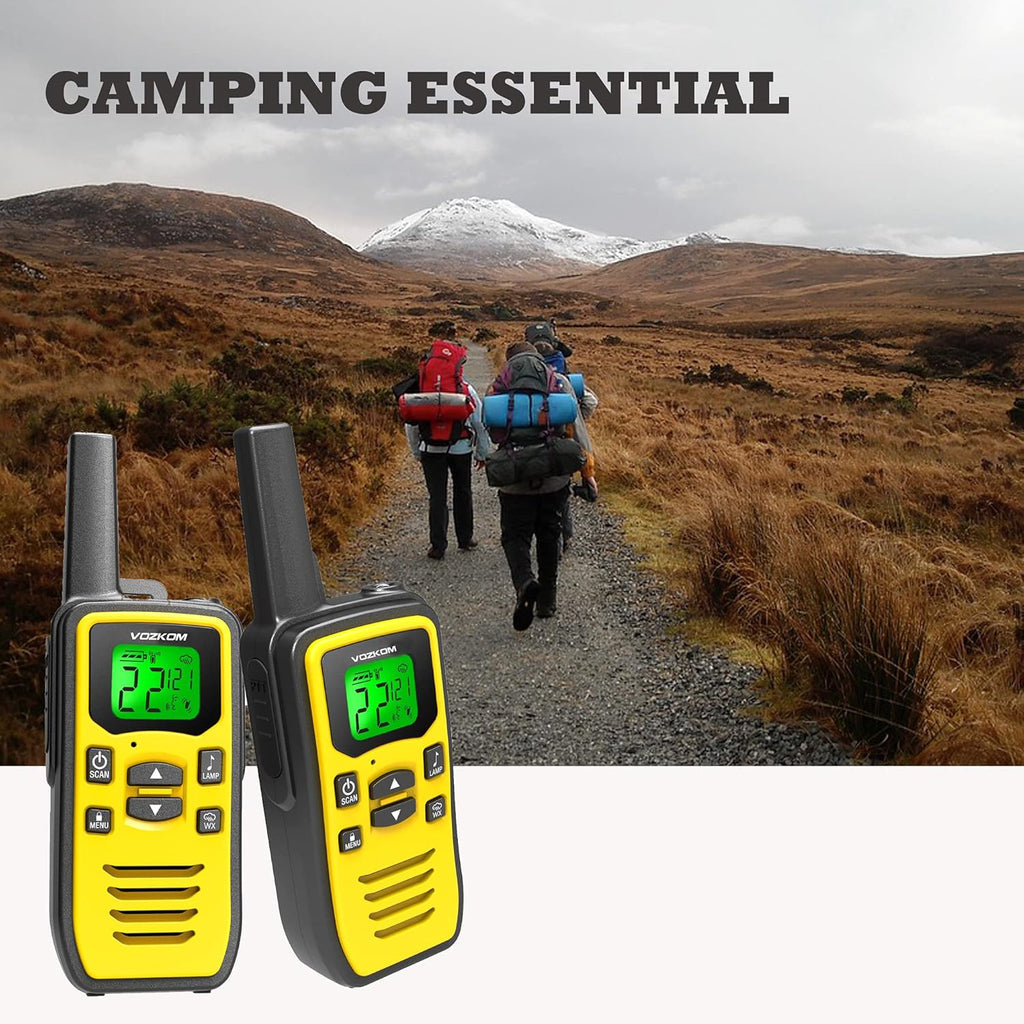Rechargeable Long Range Two Way Radio Pack of 2 C95592