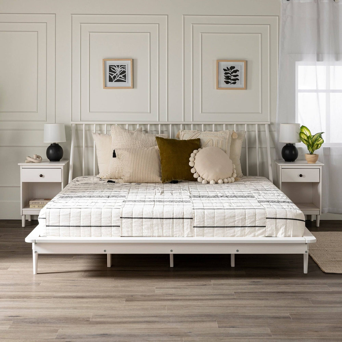 White King Pine Wood Spindle Bed A43769