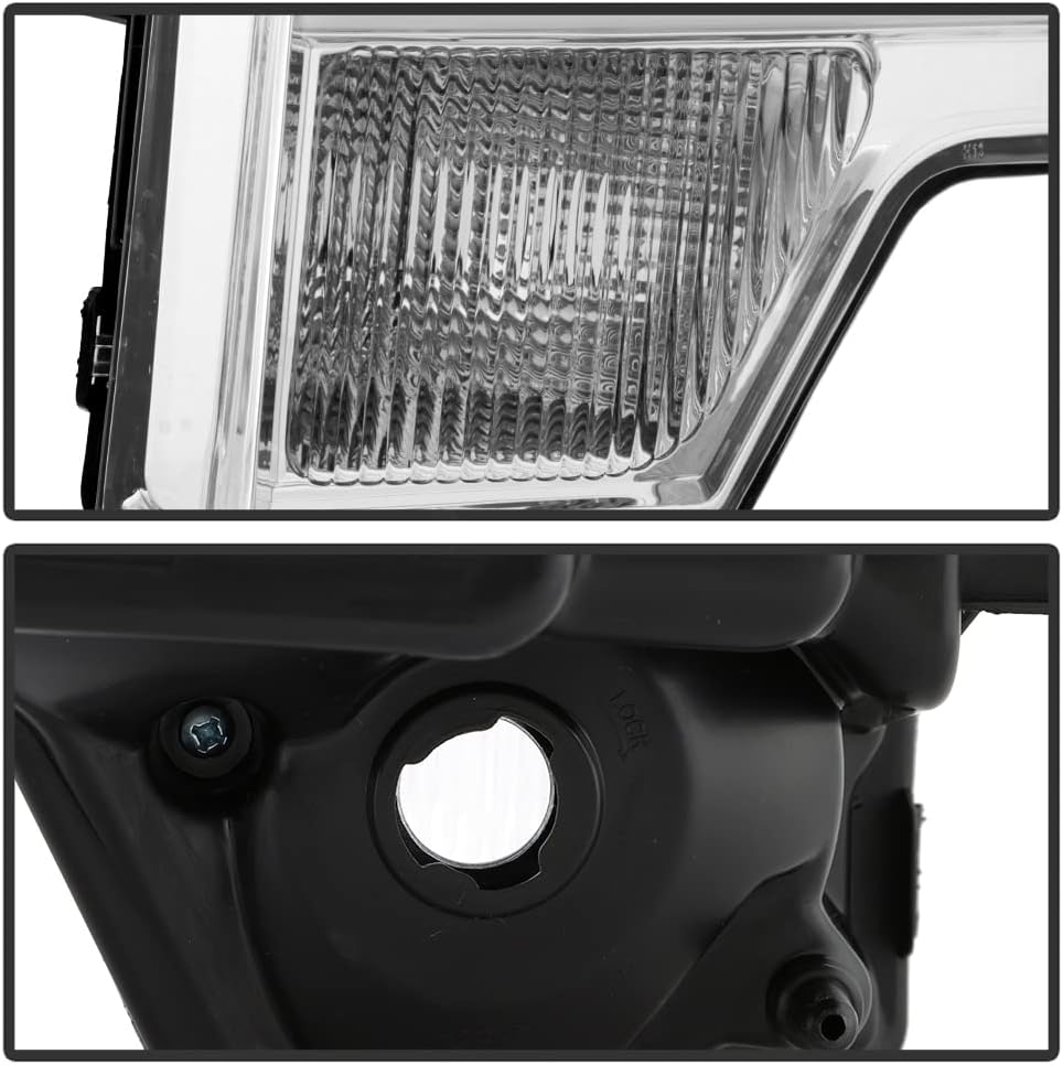 Chrome Housing Projector Headlights Driver + Passenger Side B459