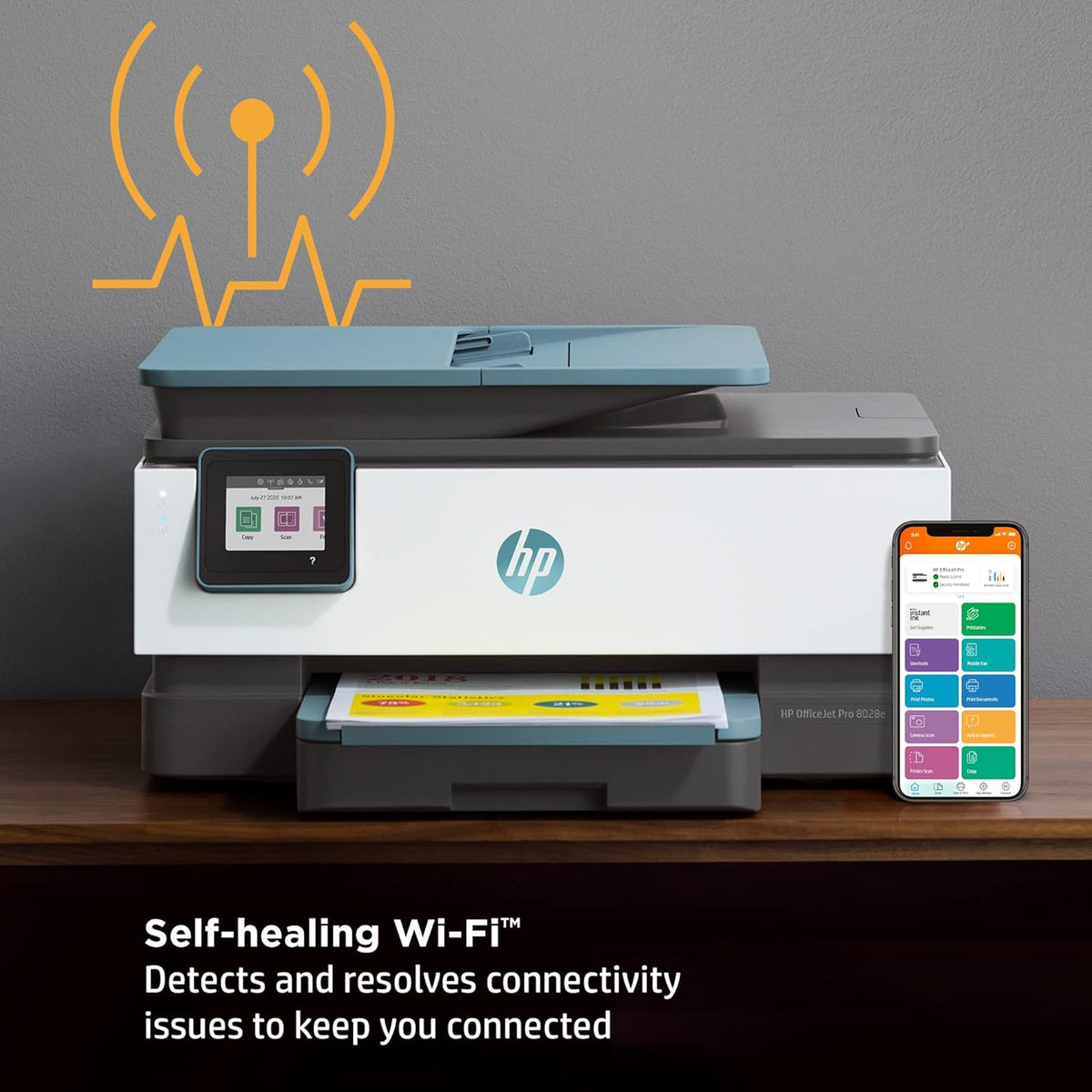 Renewed Wireless Color Inkjet All-in-One Printer T358