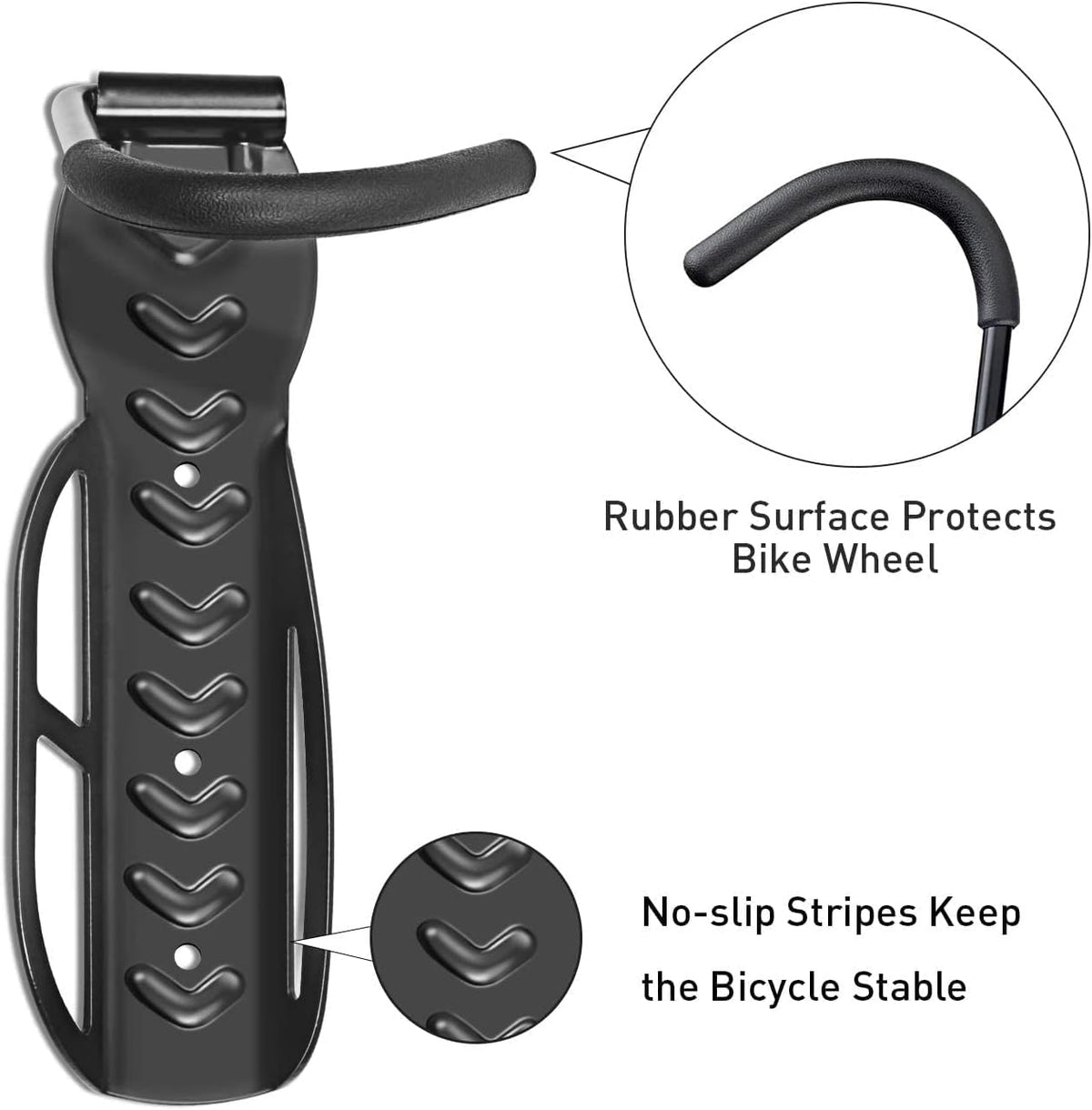 Bike Mount Wall 4PCS Vertical Bike Hangers F8857