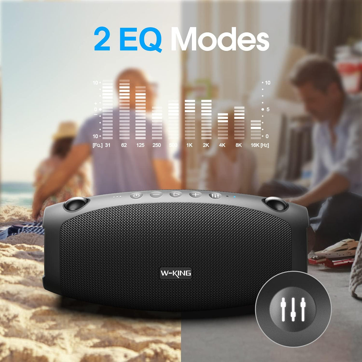 70W Portable Bluetooth Speaker with 13200mAh Power Bank G43456