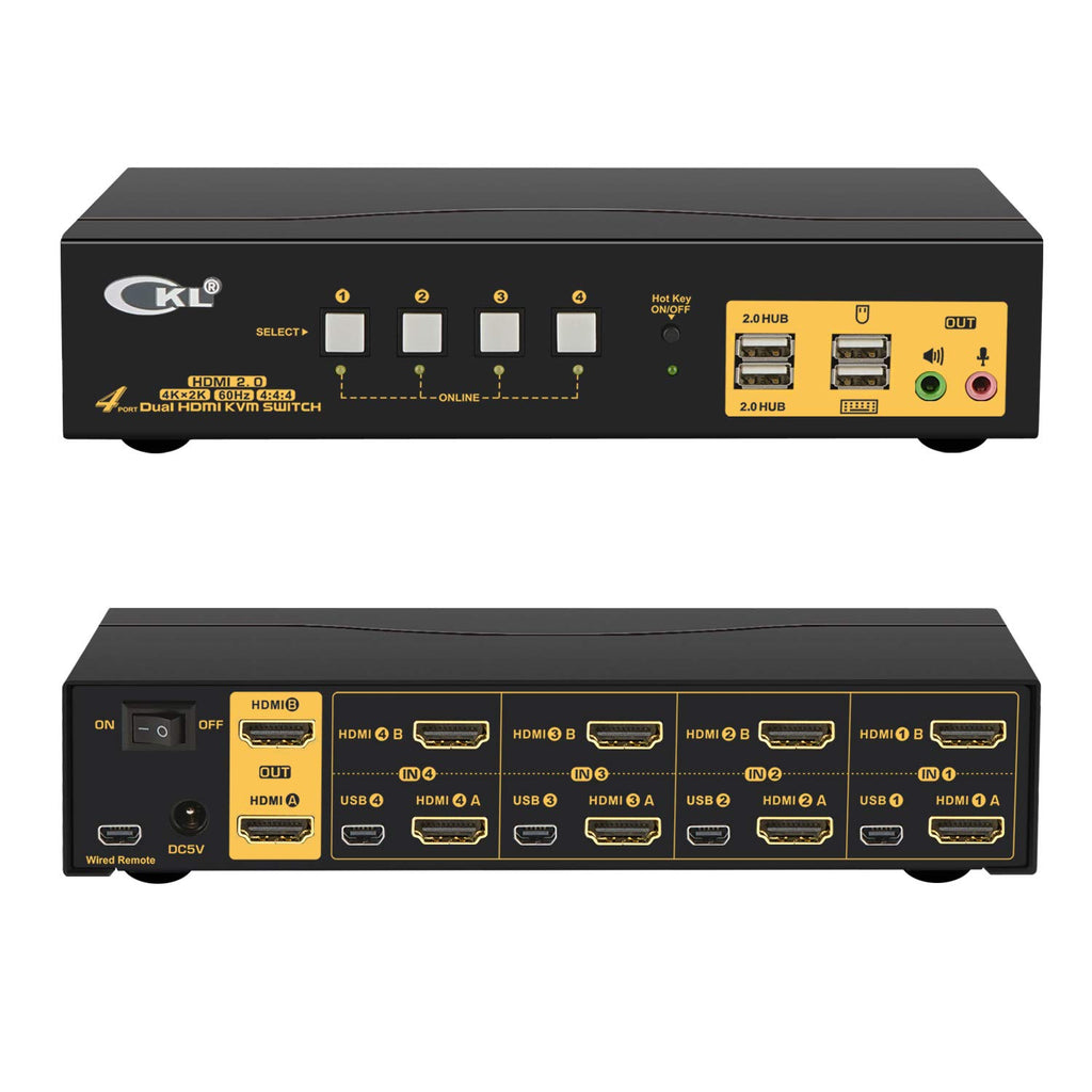 2 Port USB-C KVM Switch with Cables D945913
