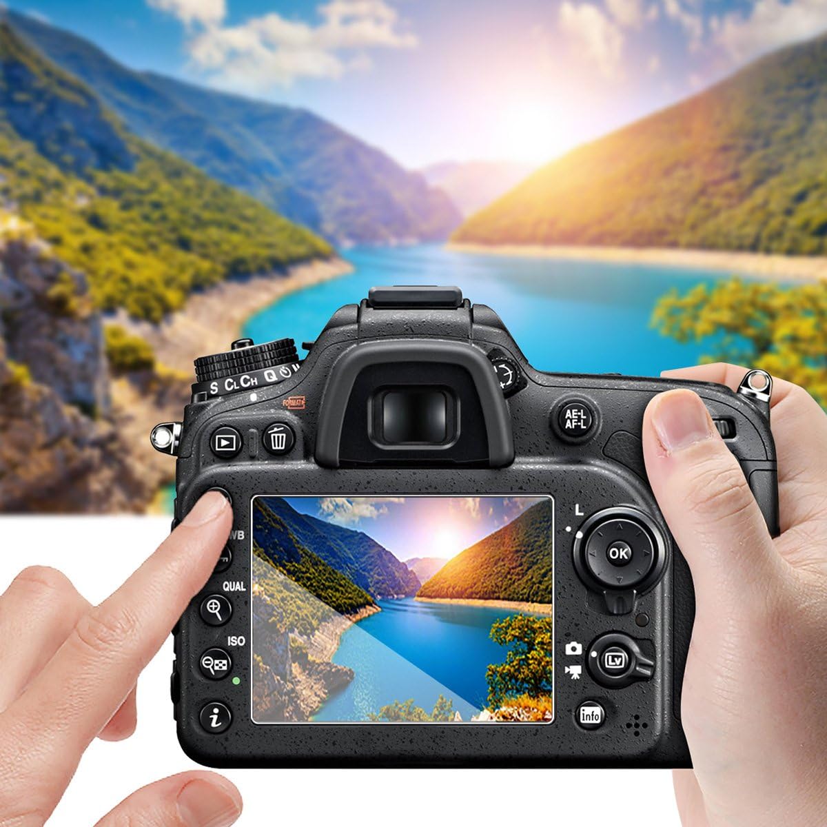 Tempered Screen Protector for Olympus OM-D E-M10 Mark III II E-M5 Mark II Pen-F E-P5 E-PL8 E-PL7 E-PL9 U990