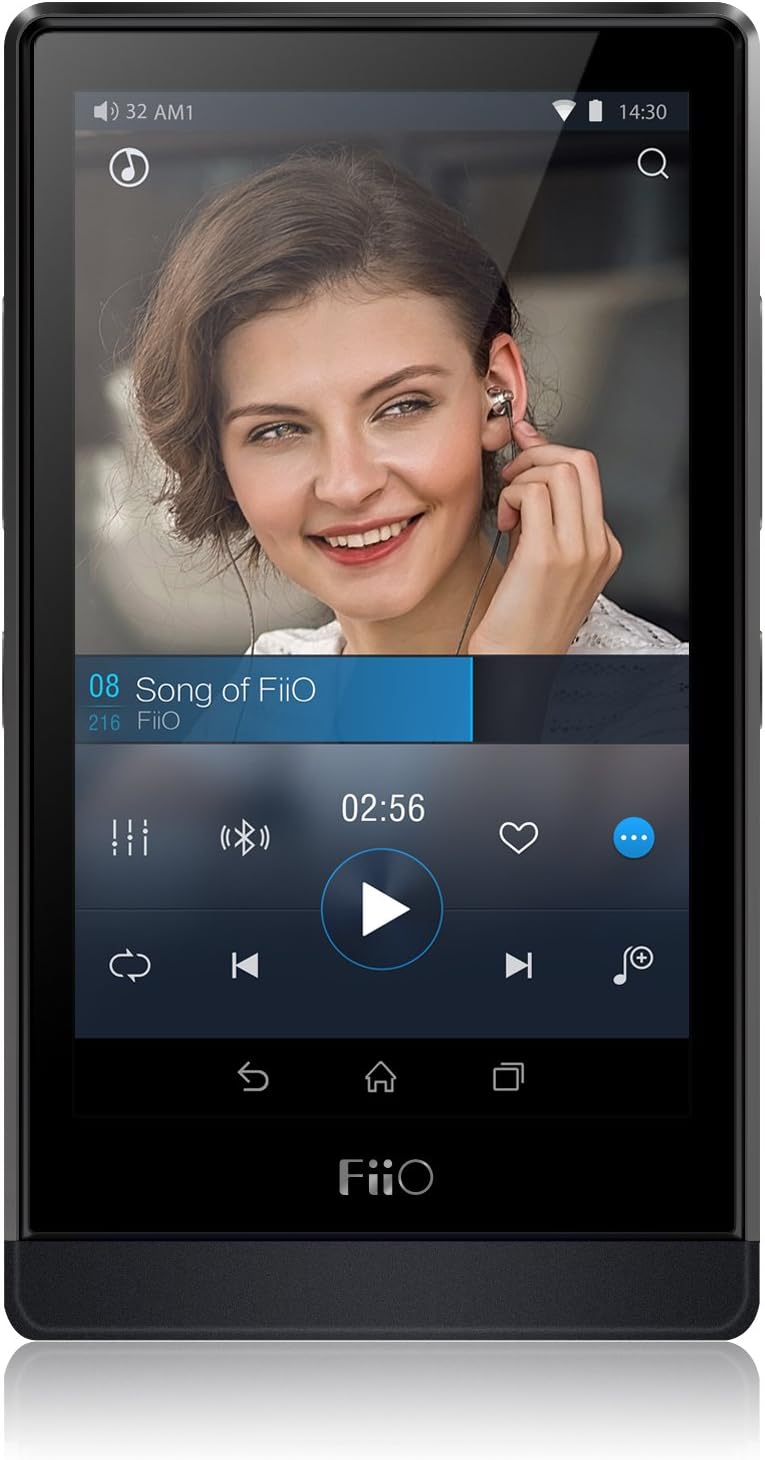 High Resolution Audio Player with Amp Module, Leather Case and Coaxial Audio Cable U416