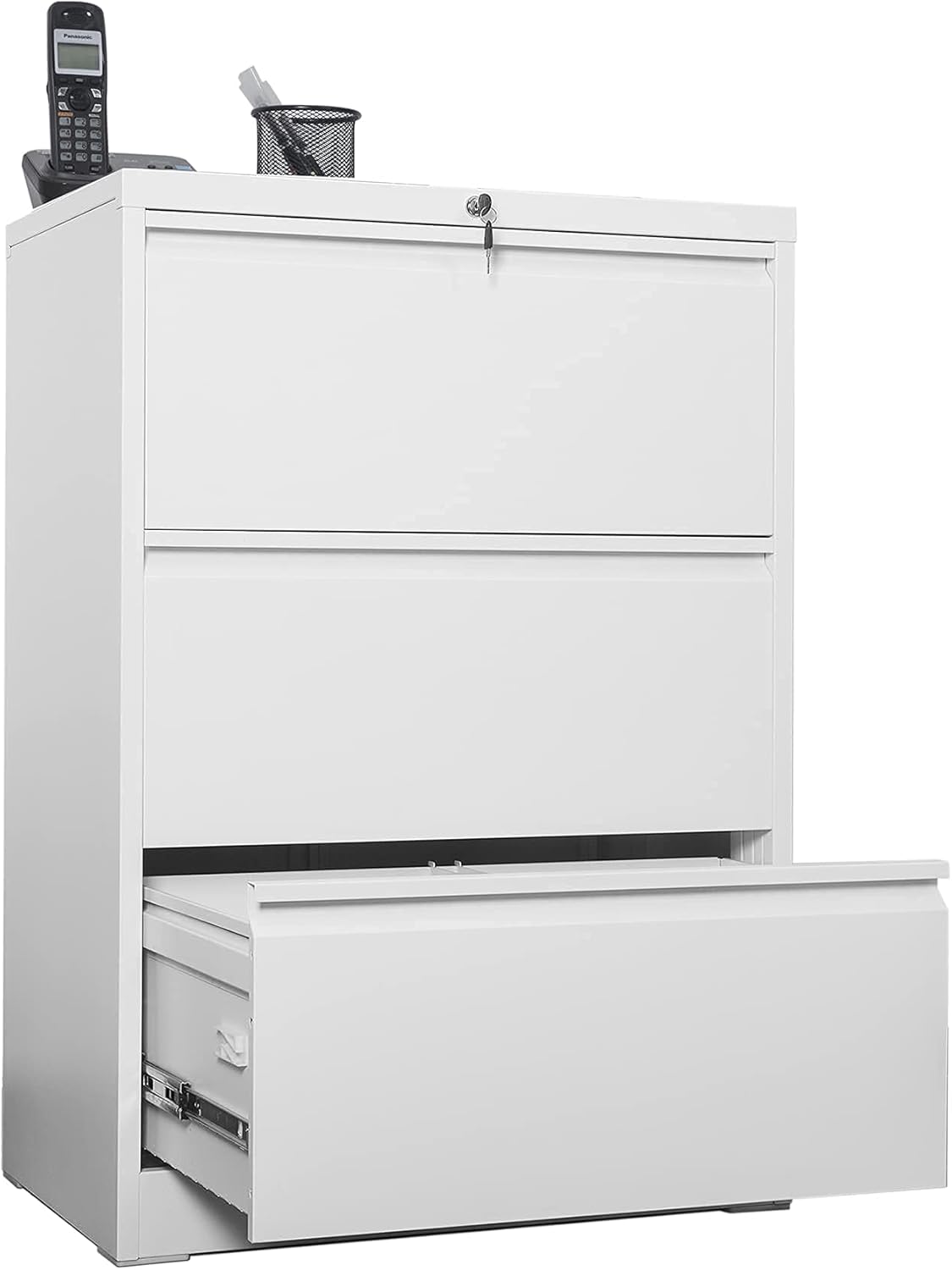 2 Drawer Locking Metal Filing Cabinet O5615