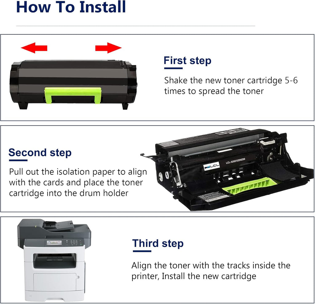 Black Compatible Toner Cartridges 3 Pack U293030