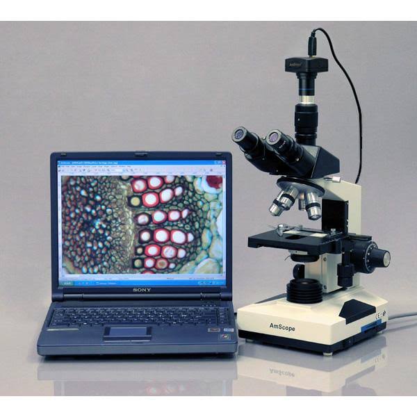 1600X Trinocular Biological Compound Microscope with 14MP Digital Camera U36037