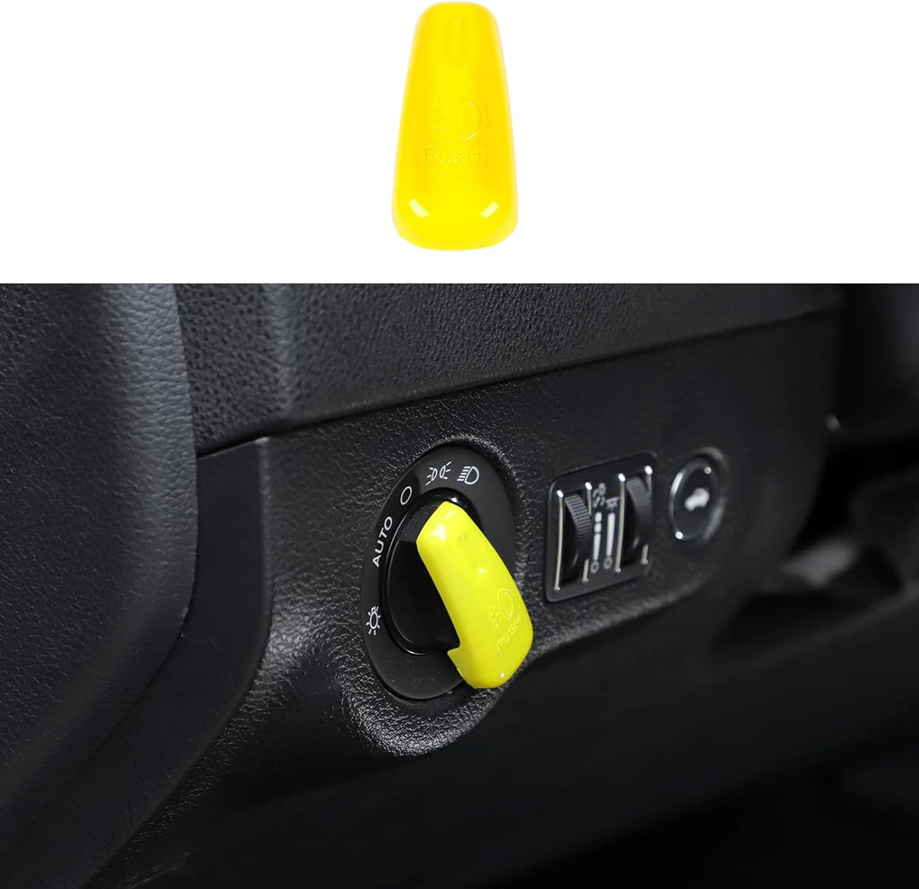 Headlight Control Switch Knob Cover Trim (Red) N88679
