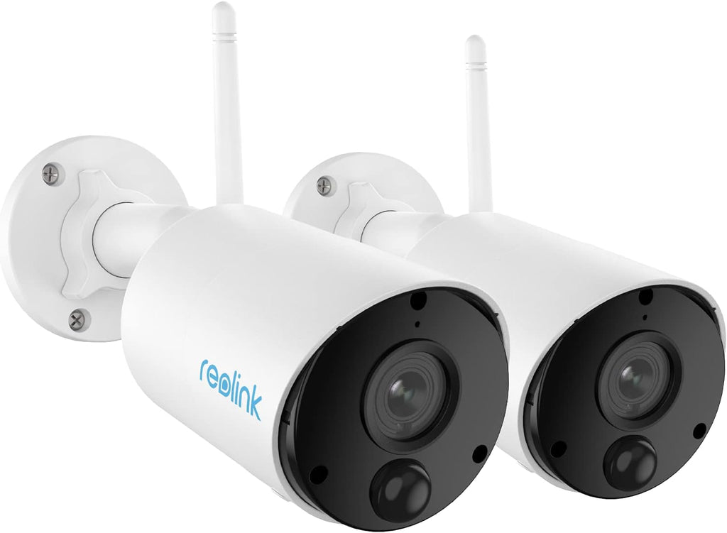 Wireless Outdoor Security Camera, 1080P HD, Rechargeable Battery Powered, 2 Pack A268