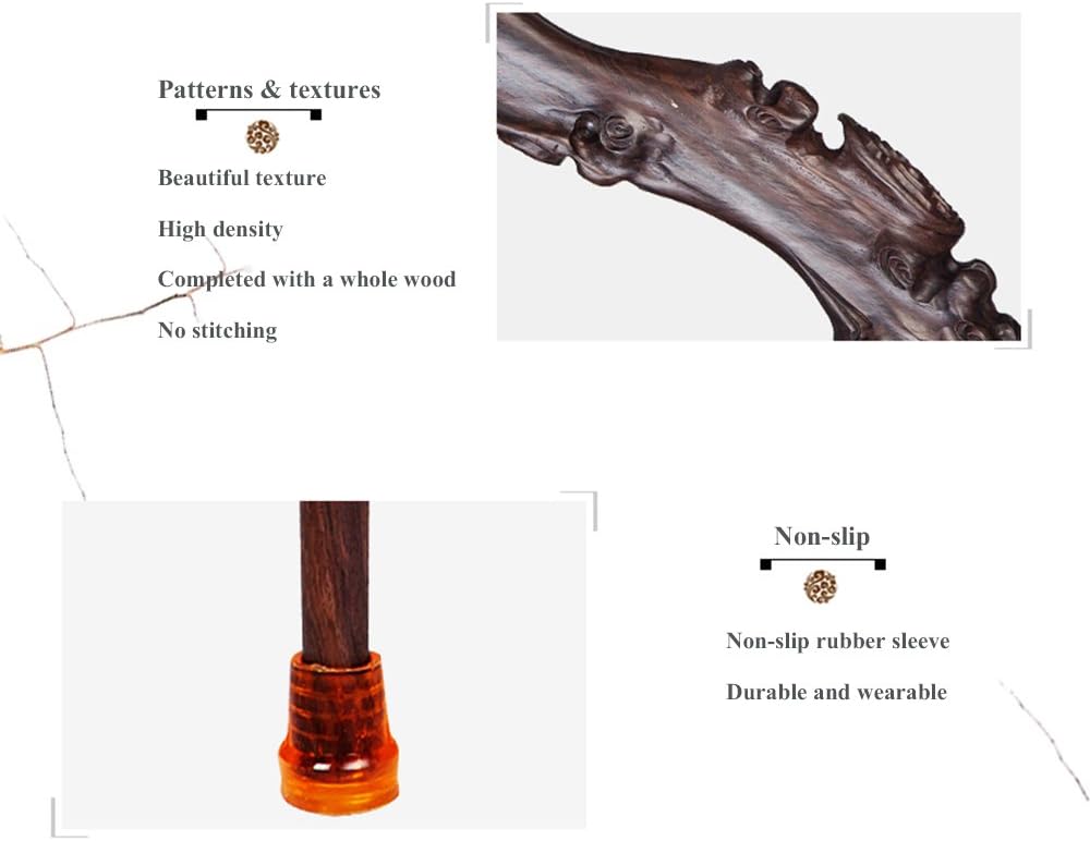 Wood Cane with Curved Handle N95100