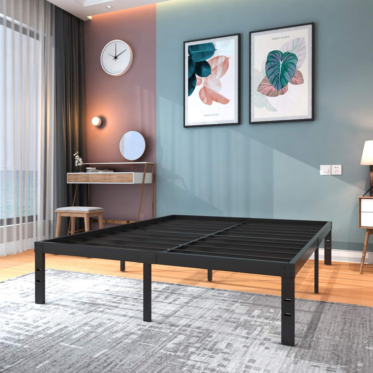 Full Size Heavy Duty Steel Platform Bed Frame X239