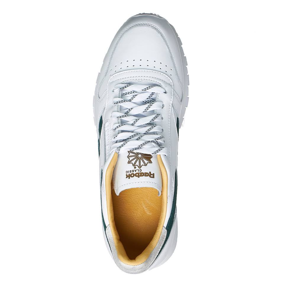 Classic Leather White Green Gold P457