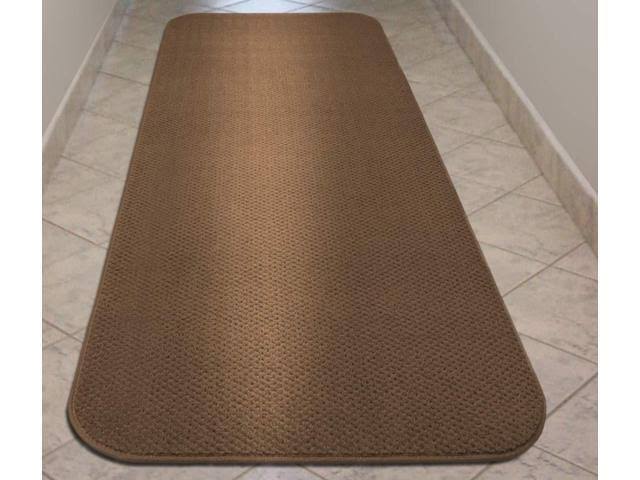 Skid-Resistant Carpet Runner Toffee Brown 10 ft. x 48 in. U8768