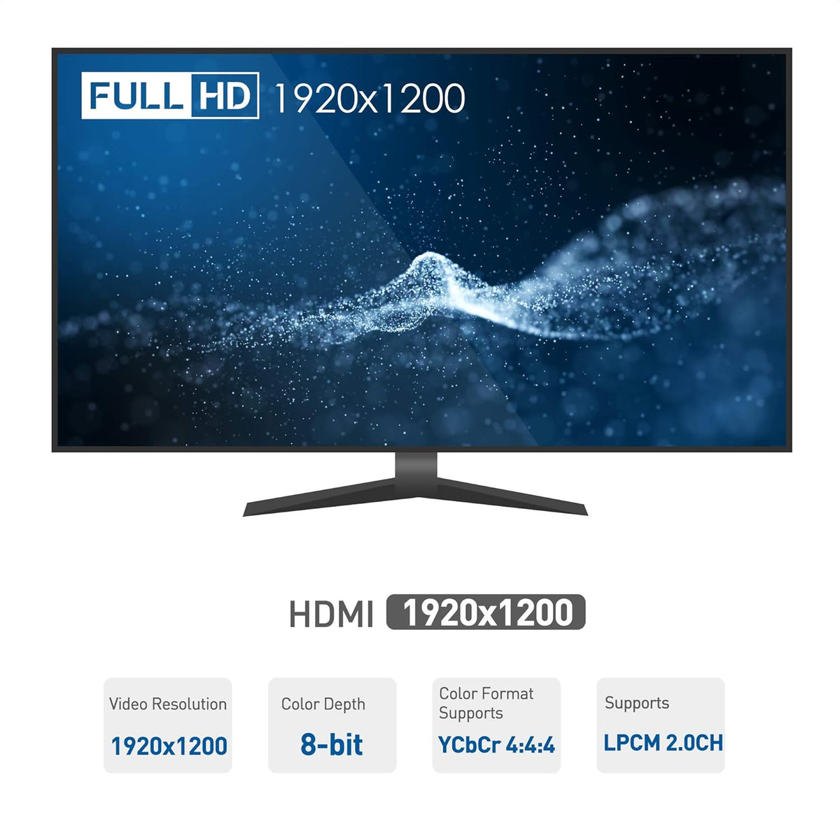 HDMI Over Ethernet Extender 1080p 60Hz up to 328 Feet G798482