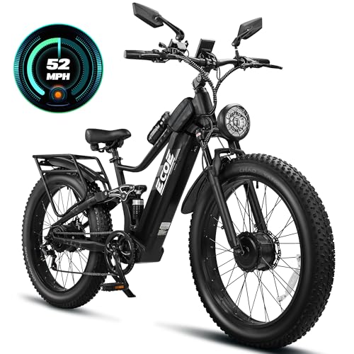 Dual Motor Electric Bike 60V 32AH Battery 26x4 Fat Tire A594453