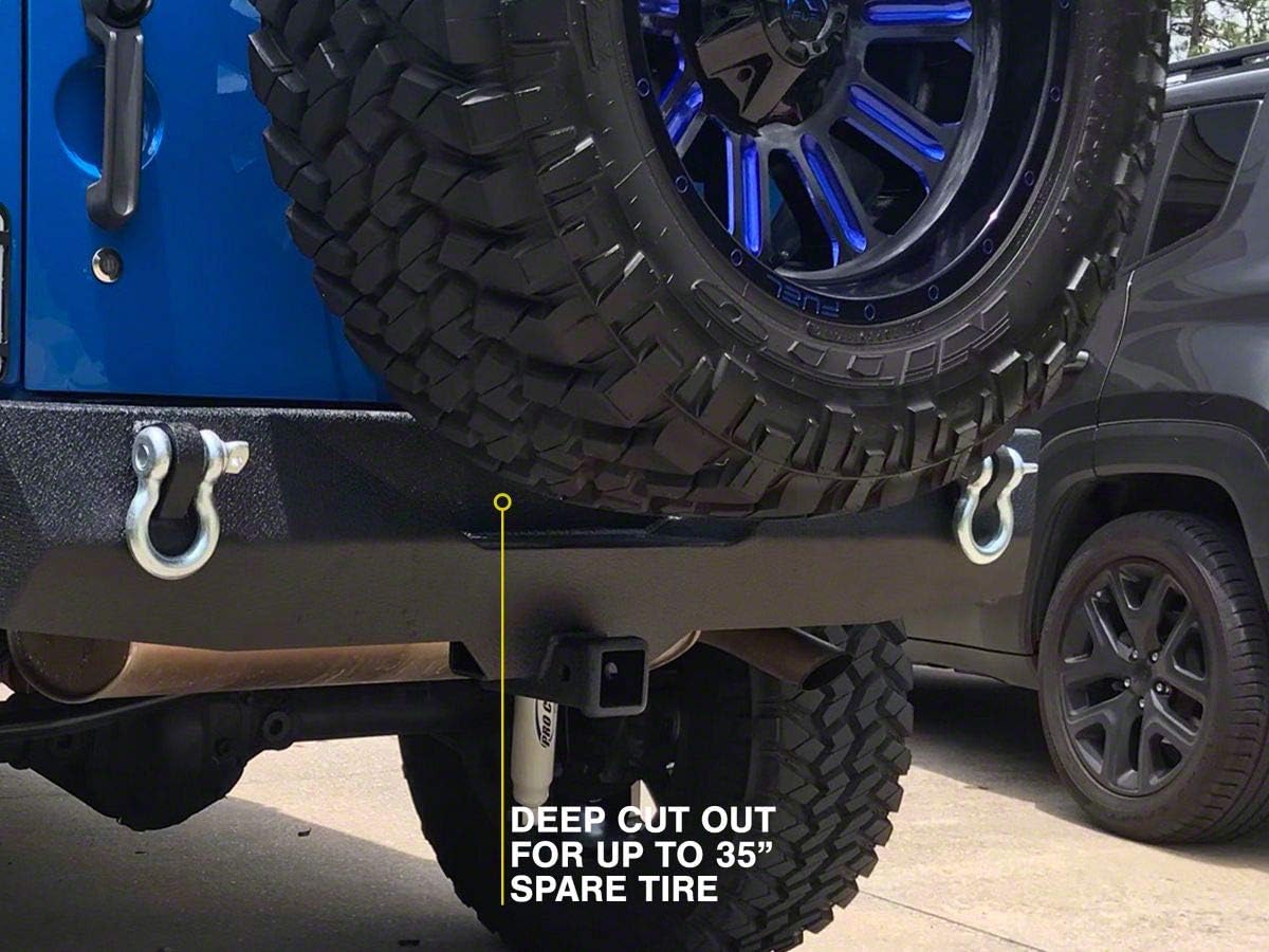 Rear Bumper Compatible with Jeep Wrangler JK K9918