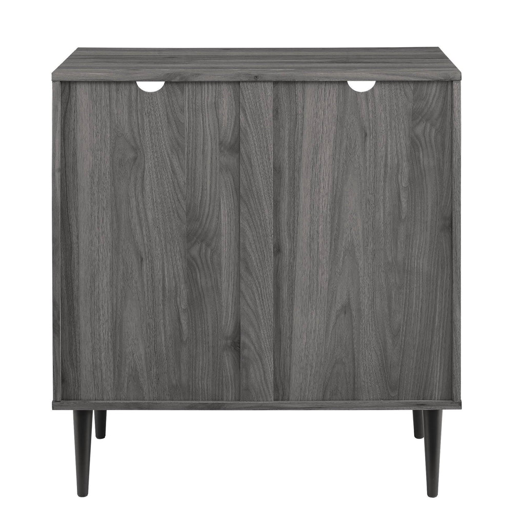 Metal and Glass Door Accent Console R498
