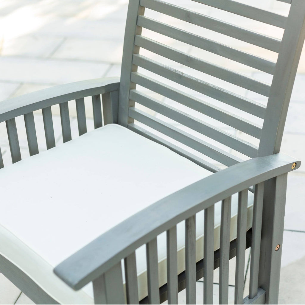 Acacia Wood Chairs Set of 2 N777