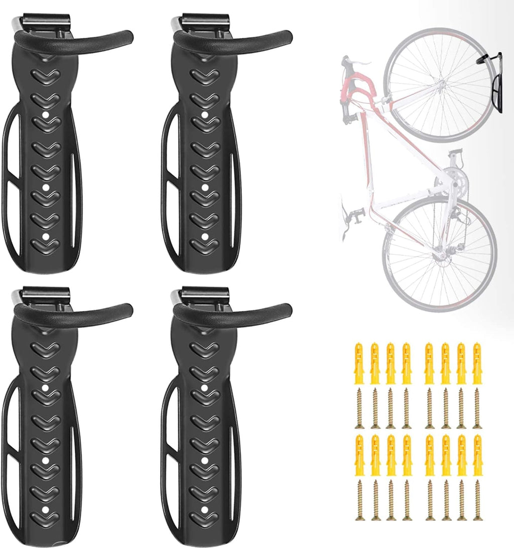 Bike Mount Wall 4PCS Vertical Bike Hangers F8857
