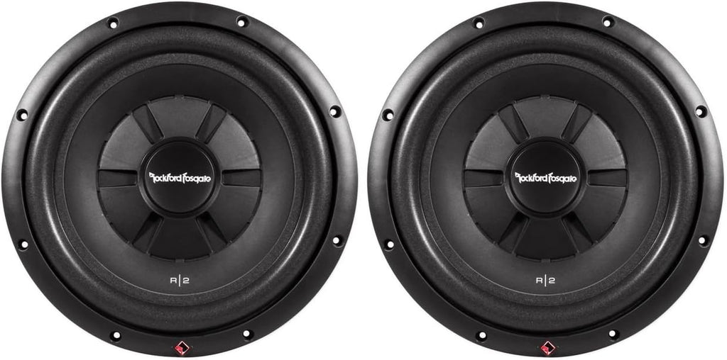 12 1000W 4-Ohm Shallow Car Subwoofer Pair I92829