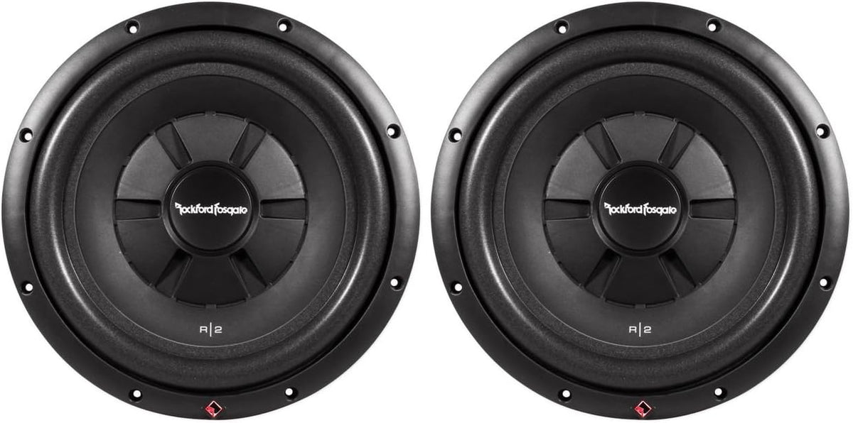 12 1000W 4-Ohm Shallow Car Subwoofer Pair I92829